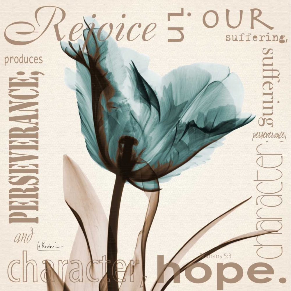 Rejoice - Blue Tulip art print by Albert Koetsier for $57.95 CAD