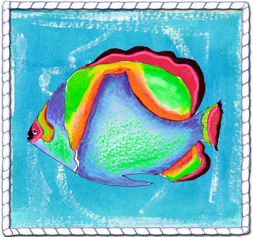 Beach Front Butterfly Fish art print by Anne Ormsby for $57.95 CAD