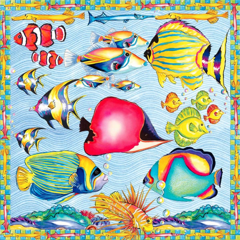Fish Pattern art print by Anne Ormsby for $57.95 CAD