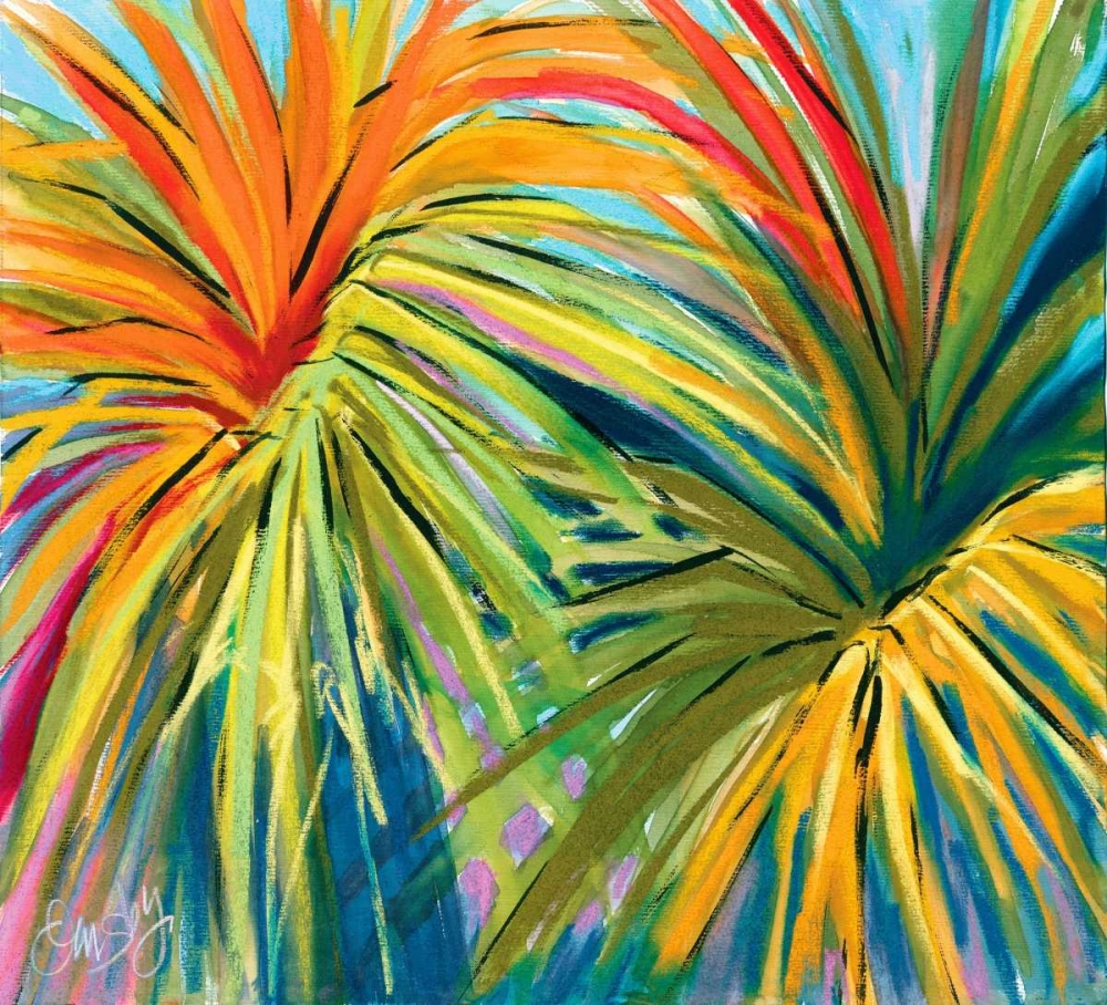 Firework Leaves art print by Anne Ormsby for $57.95 CAD
