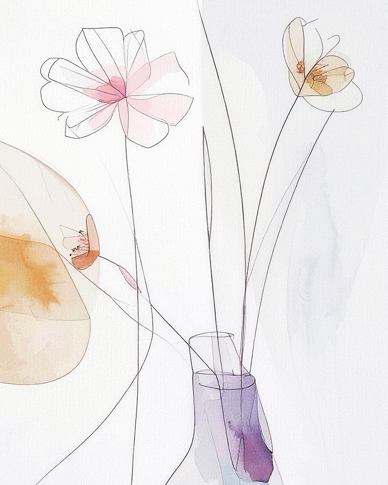 Minimalist Flower 3 art print by Alonza Saunders for $57.95 CAD