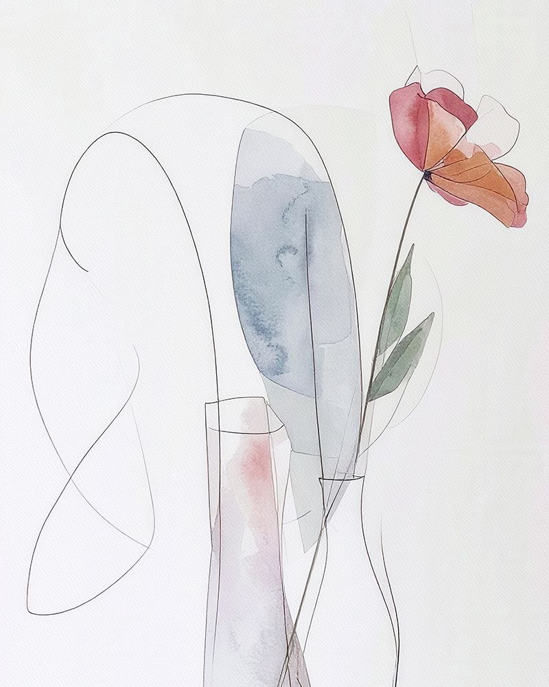 Minimalist Flower 4 art print by Alonza Saunders for $57.95 CAD