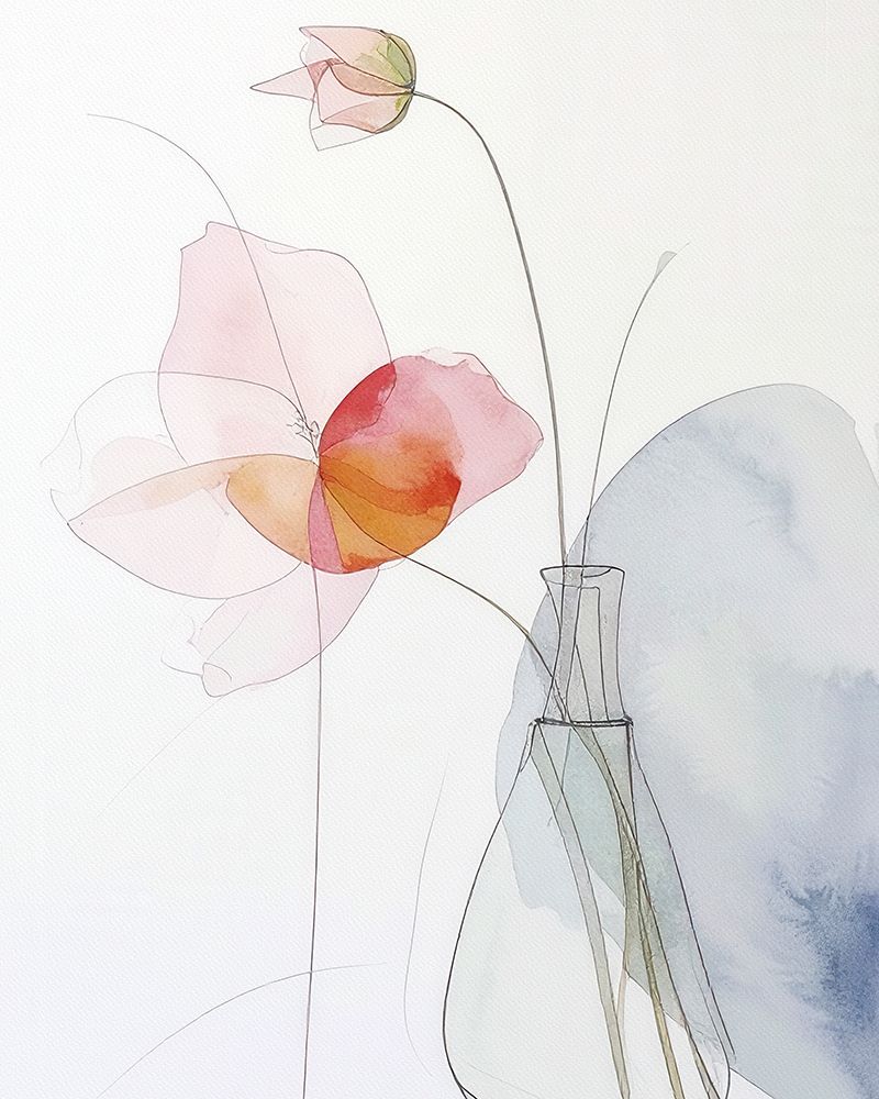 Minimalist Flower 5 art print by Alonza Saunders for $57.95 CAD