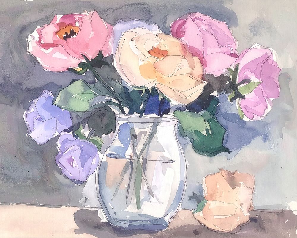 Bonny Flowers 1 art print by Alonza Saunders for $57.95 CAD