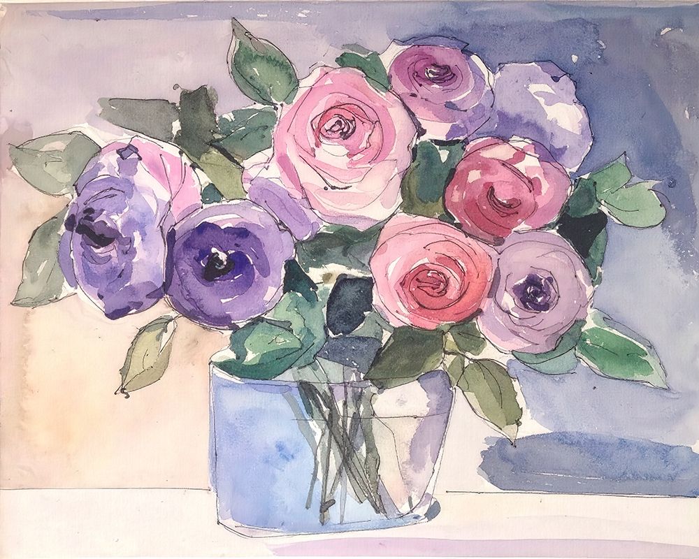 Bonny Flowers 2 art print by Alonza Saunders for $57.95 CAD