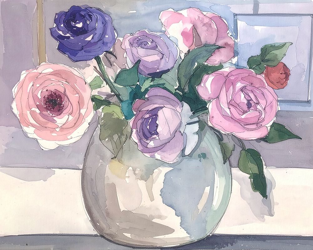 Bonny Flowers 3 art print by Alonza Saunders for $57.95 CAD