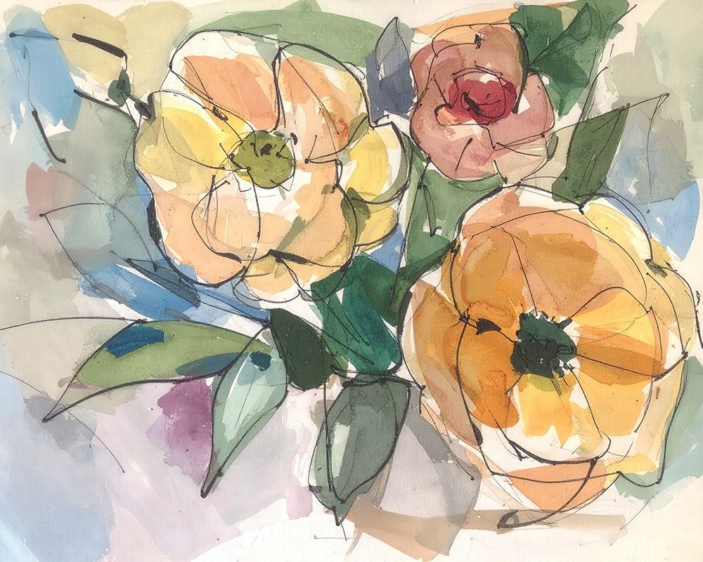 Flowers From May 1 art print by Alonza Saunders for $57.95 CAD