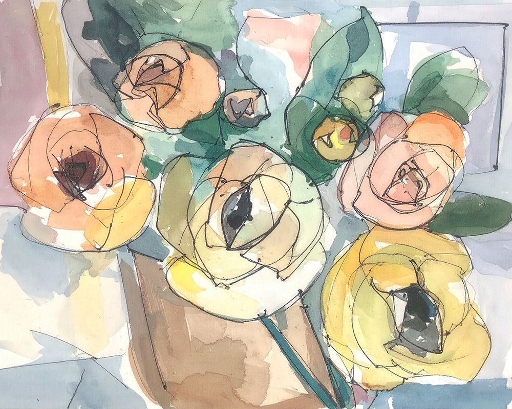 Fresh Cut Flowers 1 art print by Alonza Saunders for $57.95 CAD