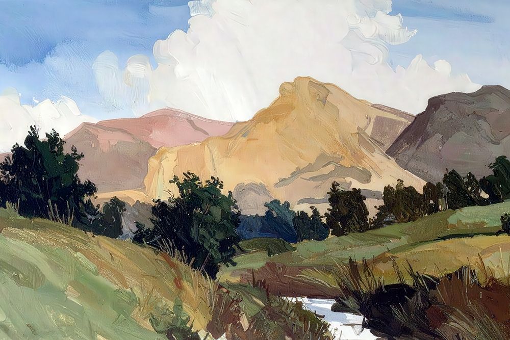 Mountain Divide 1 art print by Alonza Saunders for $57.95 CAD