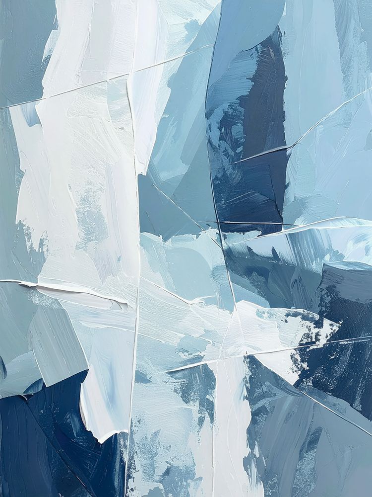 Blue Glacier 1 art print by Alonza Saunders for $57.95 CAD