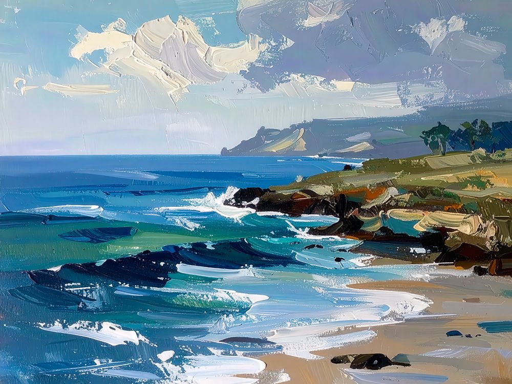 Sky To Sea 2 art print by Alonza Saunders for $57.95 CAD