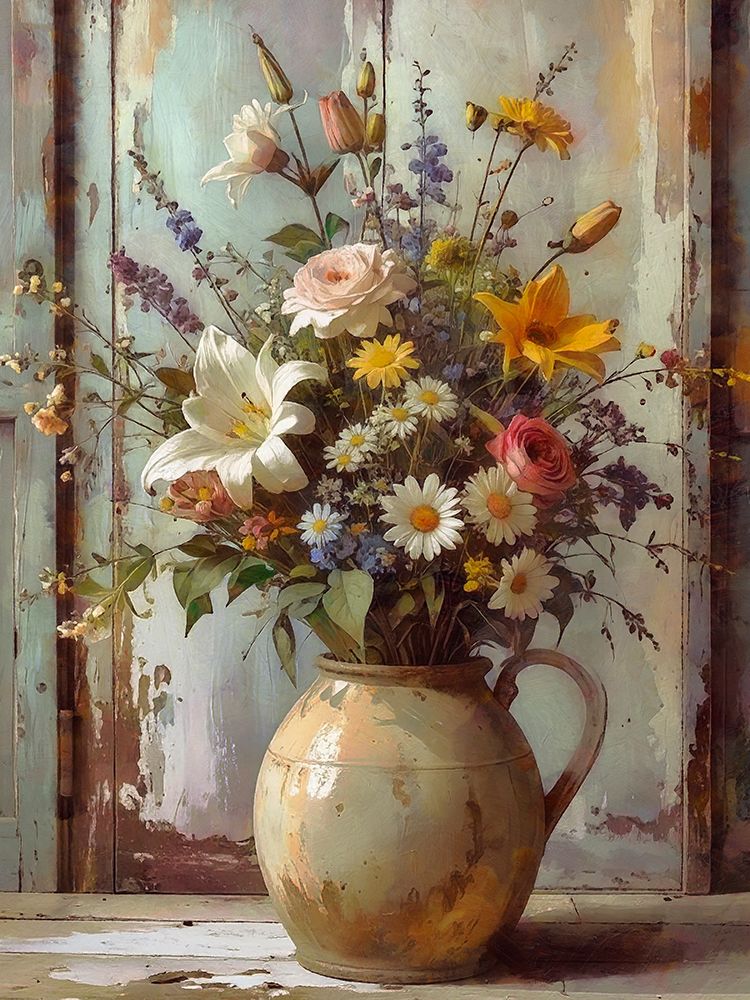 Barn Bouquet 1 art print by Alonza Saunders for $57.95 CAD