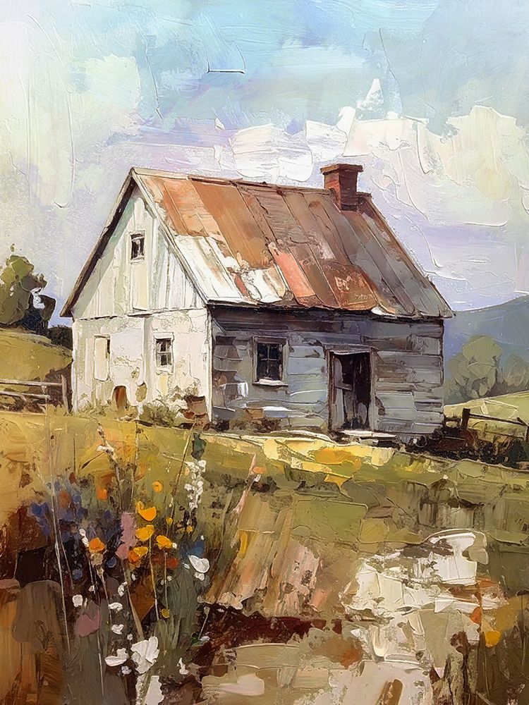Old Farmstead 1 art print by Alonza Saunders for $57.95 CAD