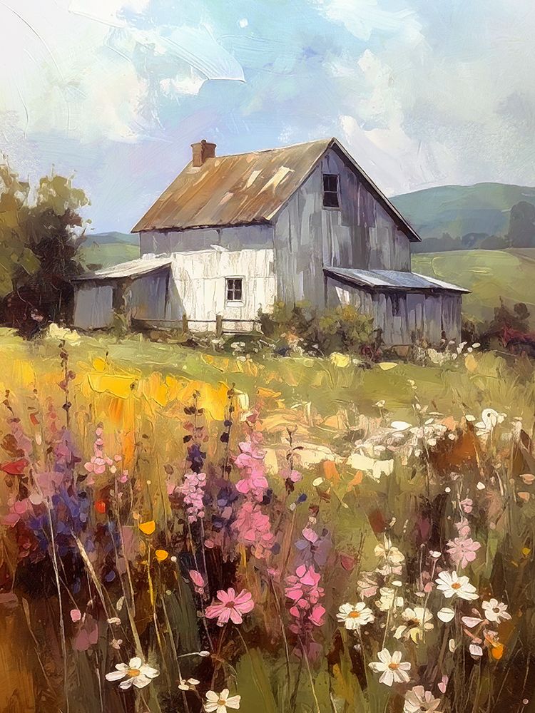 Old Farmstead 2 art print by Alonza Saunders for $57.95 CAD