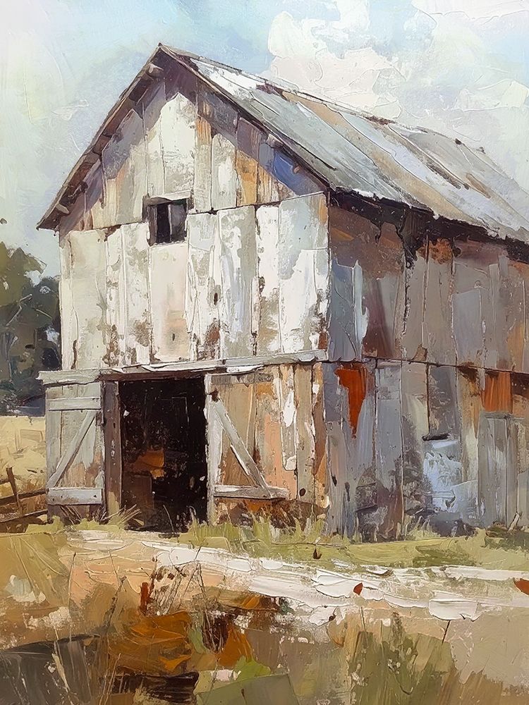 The Old Barn 2 art print by Alonza Saunders for $57.95 CAD