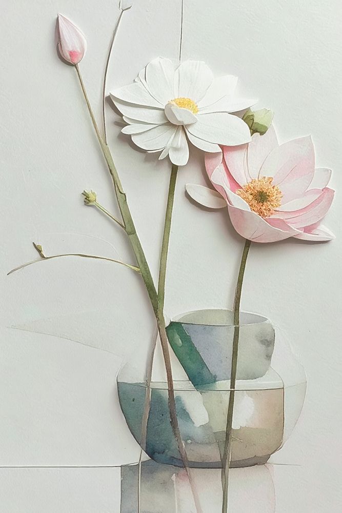3D Flowers 1 art print by Alonza Saunders for $57.95 CAD