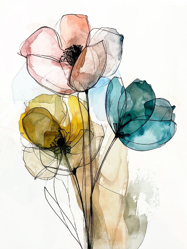 Floral Summer Glow 2 art print by Alonza Saunders for $57.95 CAD