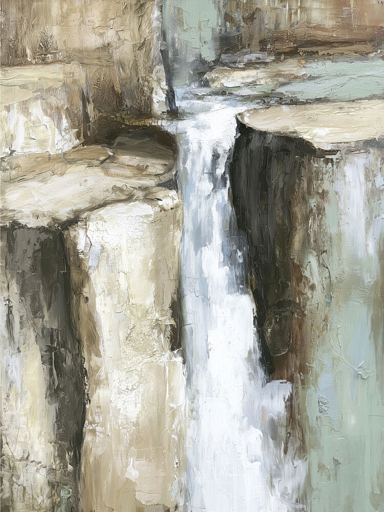 Between The Cliffs 1 art print by Alonza Saunders for $57.95 CAD