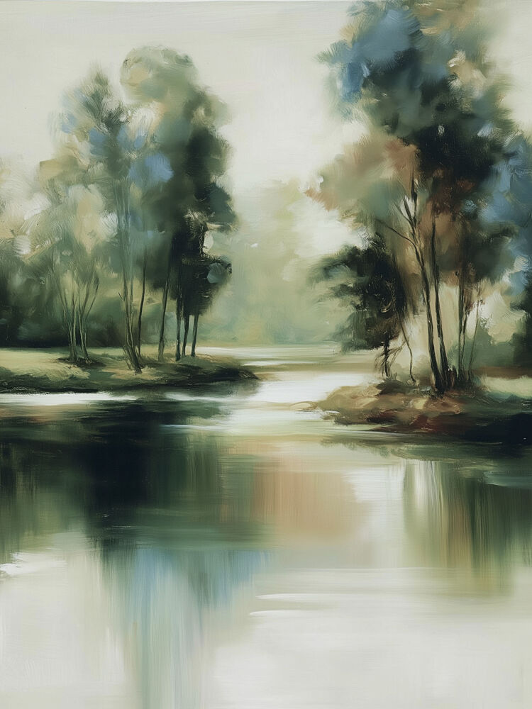 Waterside Reverie 2 art print by Alonza Saunders for $57.95 CAD