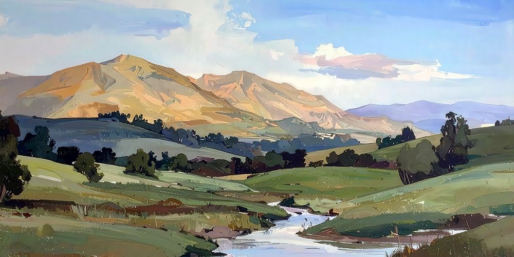 Across The Valley 6 art print by Alonza Saunders for $57.95 CAD