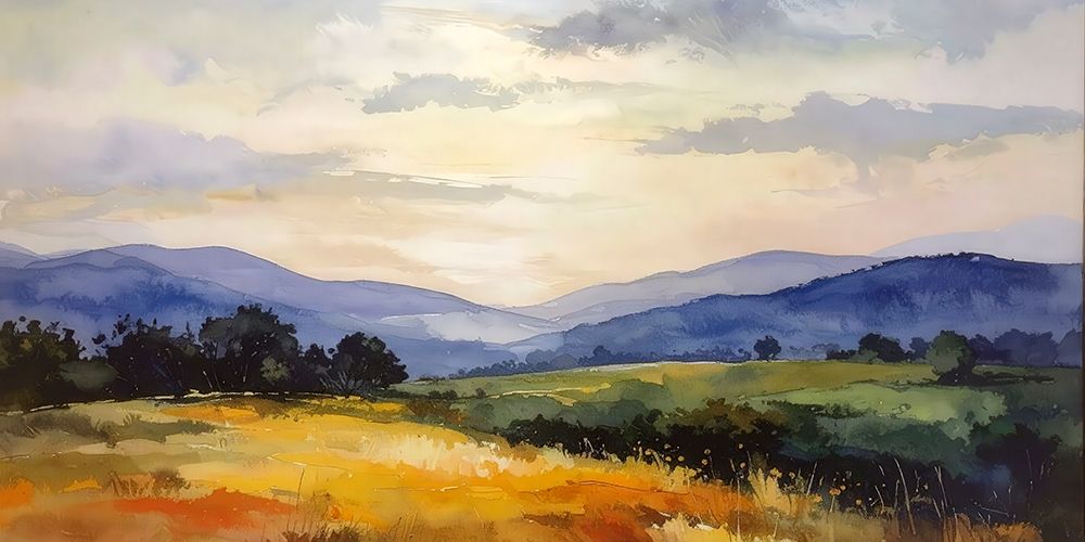 Looking Across The Land 2 art print by Alonza Saunders for $57.95 CAD