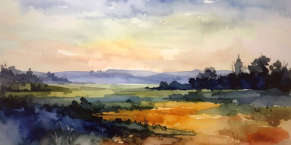 Looking Across The Land 2 art print by Alonza Saunders for $57.95 CAD
