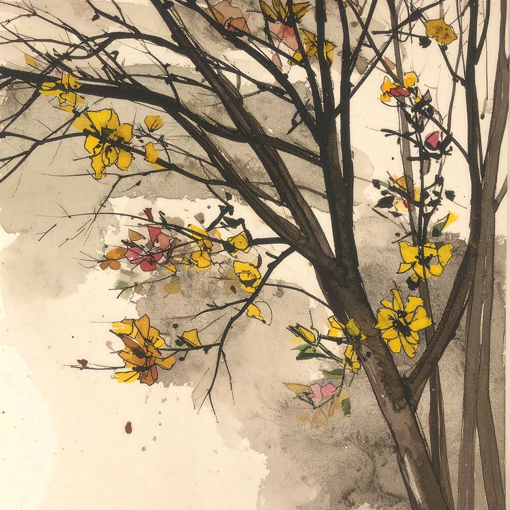 Flowering Tree 2 art print by Alonza Saunders for $57.95 CAD