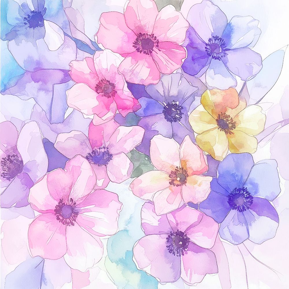 A Lively Bunch 4 art print by Alonza Saunders for $57.95 CAD