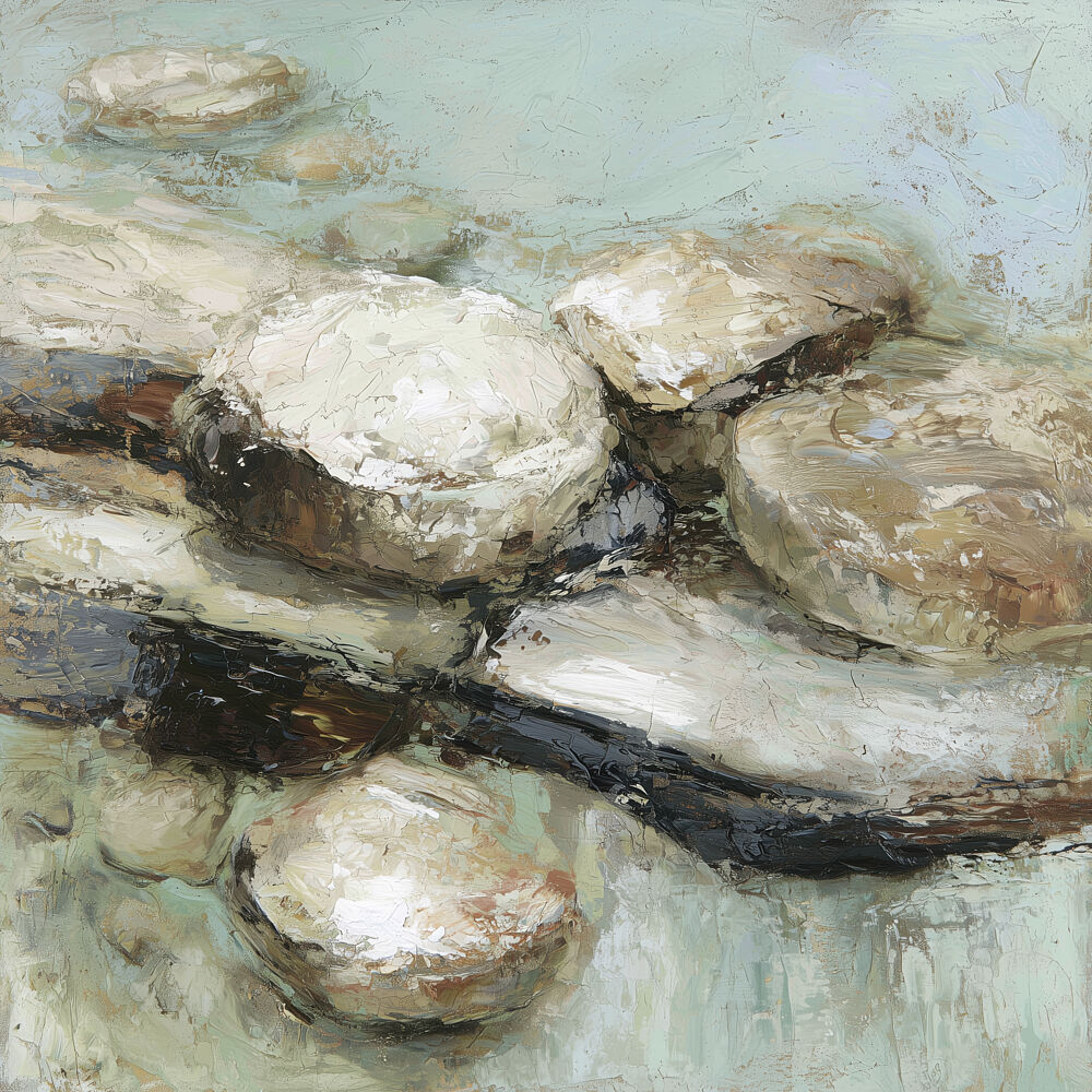 River Stones 2 art print by Alonza Saunders for $57.95 CAD