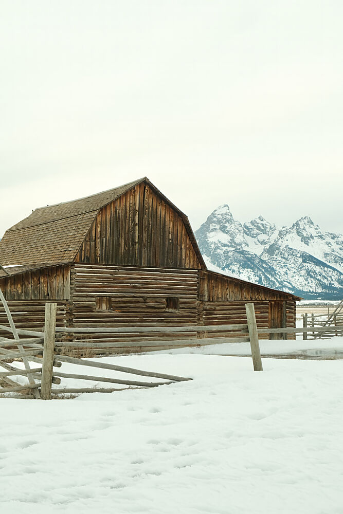 Wyoming Barn 1 art print by Alicia Stanhouse Pyatt for $57.95 CAD