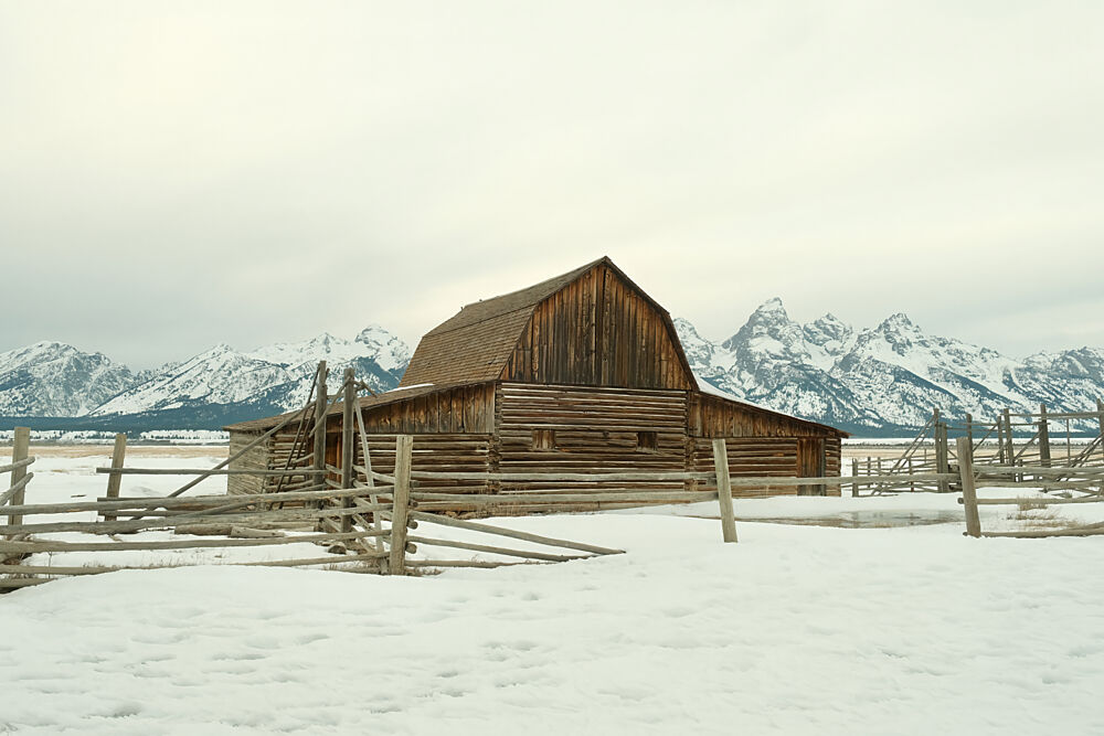 Wyoming Barn 2 art print by Alicia Stanhouse Pyatt for $57.95 CAD