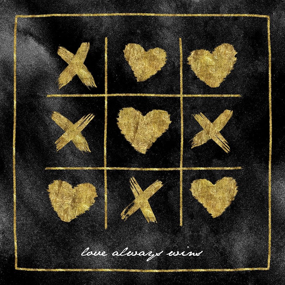Xo Love Always Wins art print by Alicia Vidal for $57.95 CAD