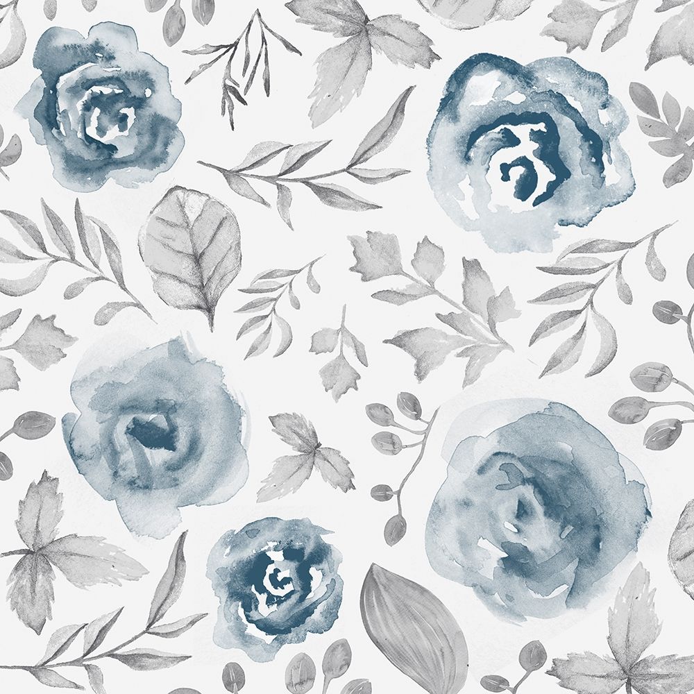 Blue Fade Foliage art print by Alicia Vidal for $57.95 CAD