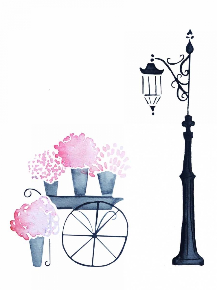 Flower Shopping art print by Alicia Zyburt for $57.95 CAD