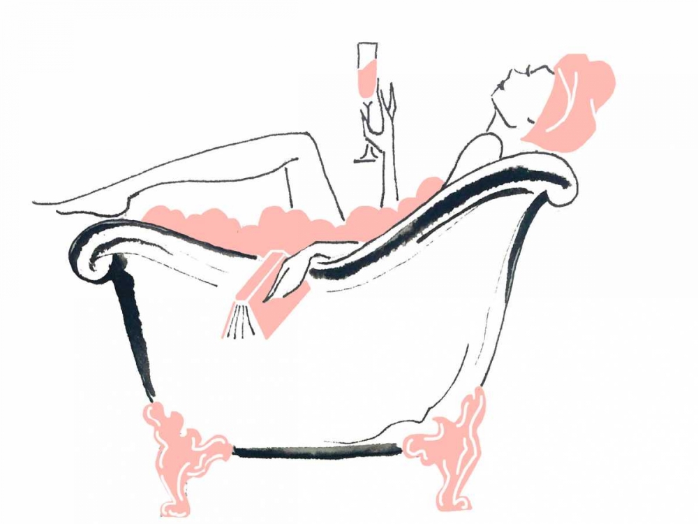 Spa Tub art print by Alicia Zyburt for $57.95 CAD