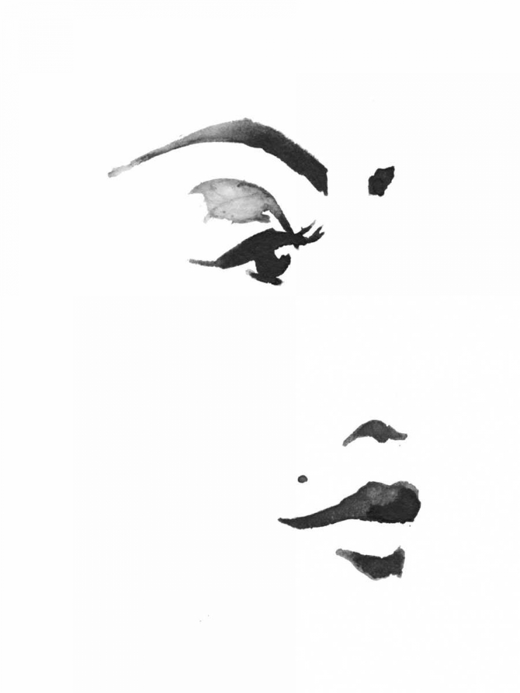 Inked Portrait art print by Alicia Zyburt for $57.95 CAD