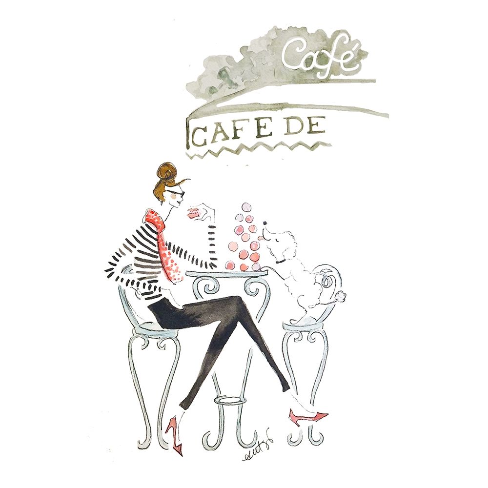 Paris Cafe art print by Alicia Zyburt for $57.95 CAD