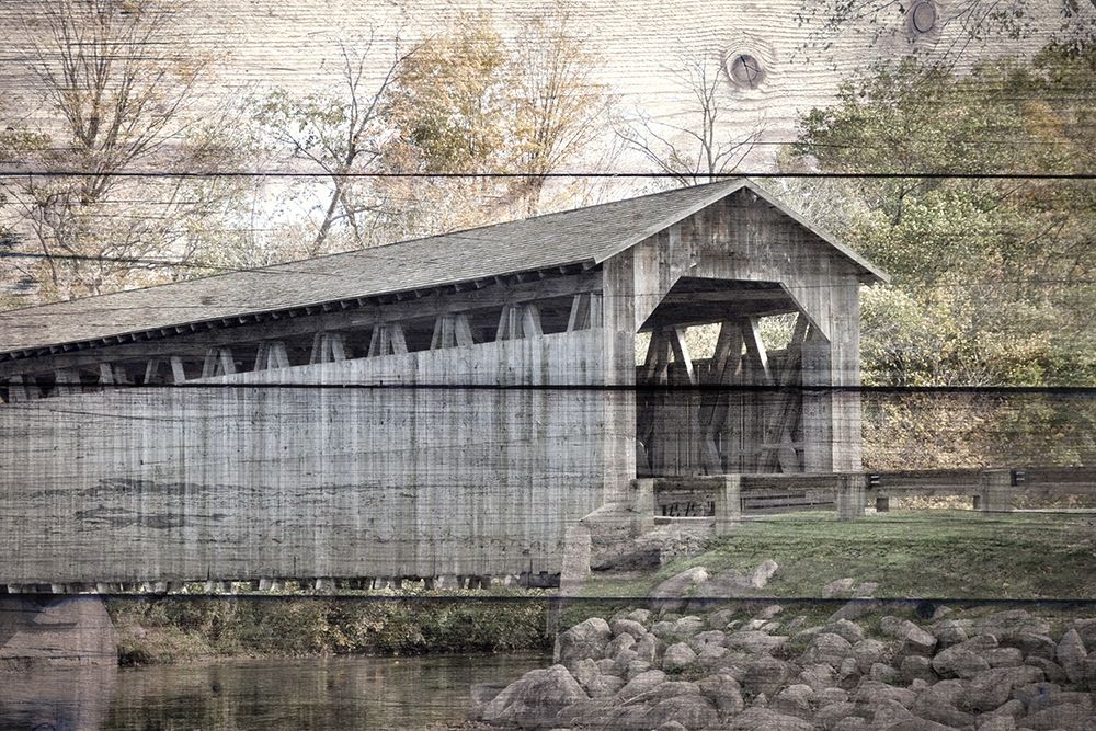 Covered Bridge art print by Ann Bailey for $57.95 CAD