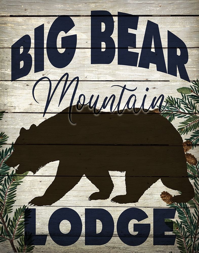 Big Bear Lodge art print by Ann Bailey for $57.95 CAD