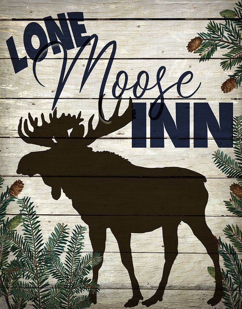 Lone Moose Inn art print by Ann Bailey for $57.95 CAD