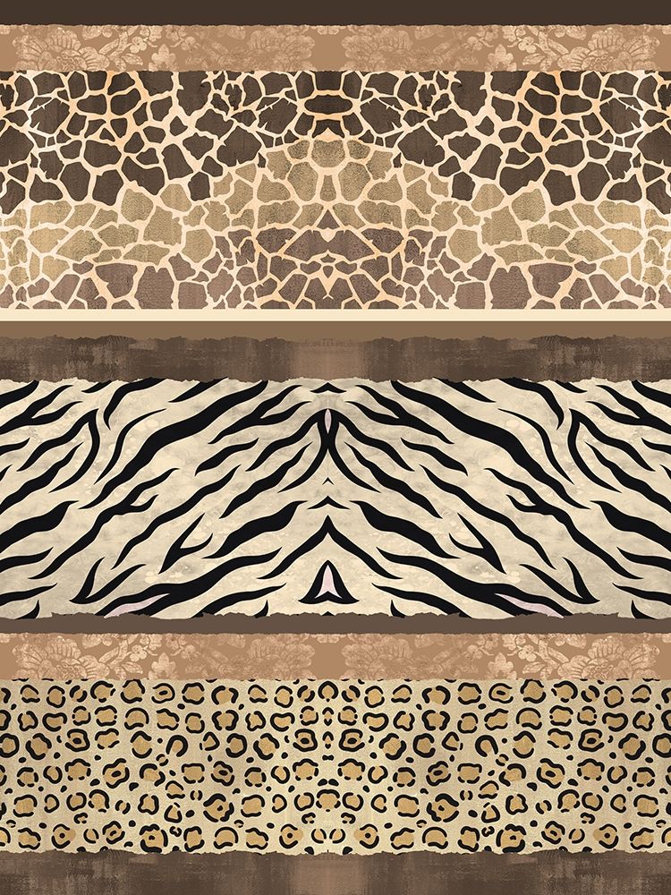 Exotic Safari Stripe art print by Ann Bailey for $57.95 CAD