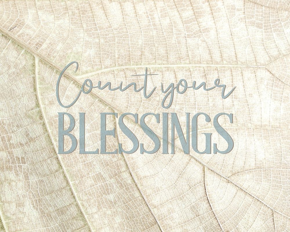 Count Your Blessings Leaf art print by Ann Bailey for $57.95 CAD