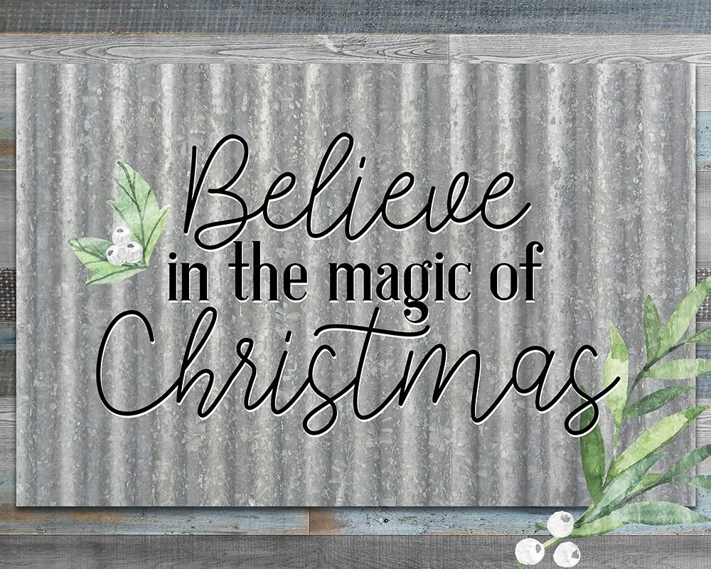 Believe Galvanized art print by Ann Bailey for $57.95 CAD
