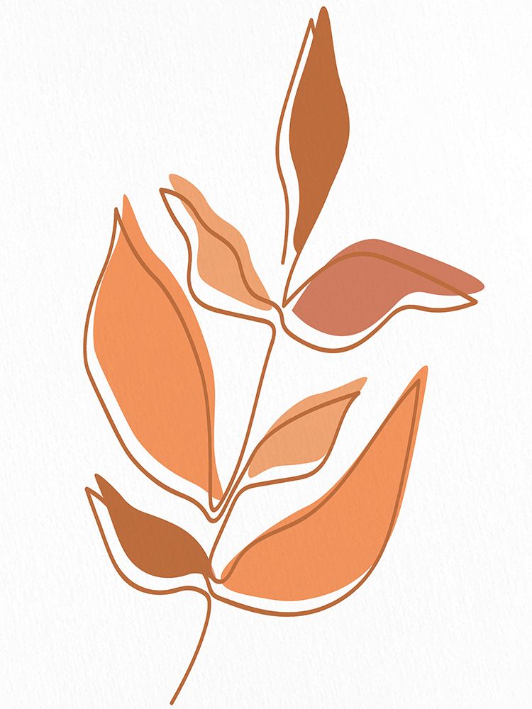 Shades of Orange 1 art print by Ann Bailey for $57.95 CAD