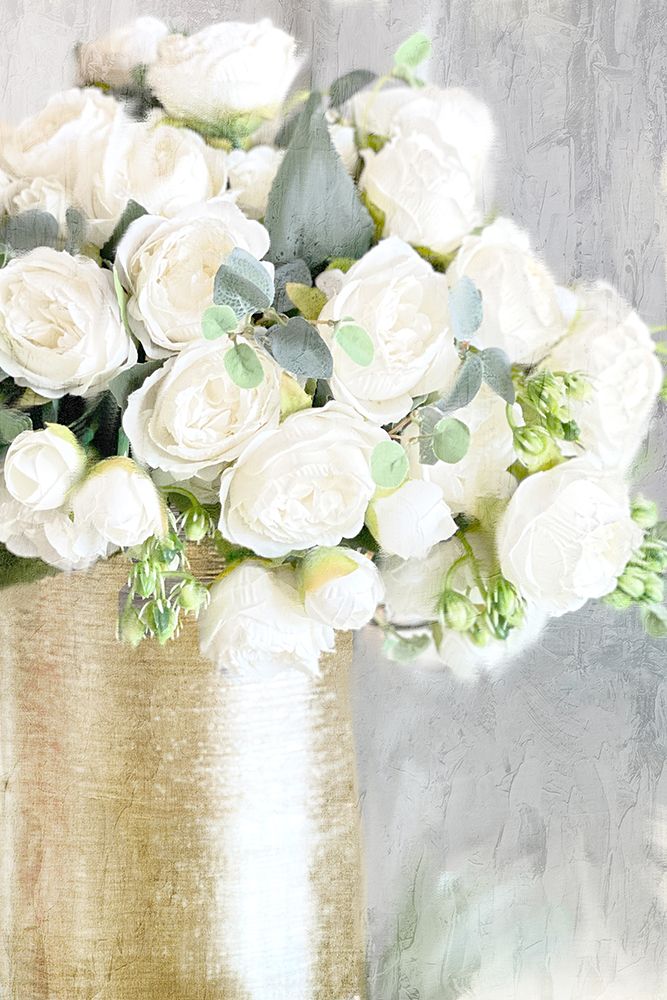 White Roses art print by Ann Bailey for $57.95 CAD