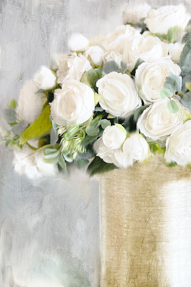 White Roses 2 art print by Ann Bailey for $57.95 CAD