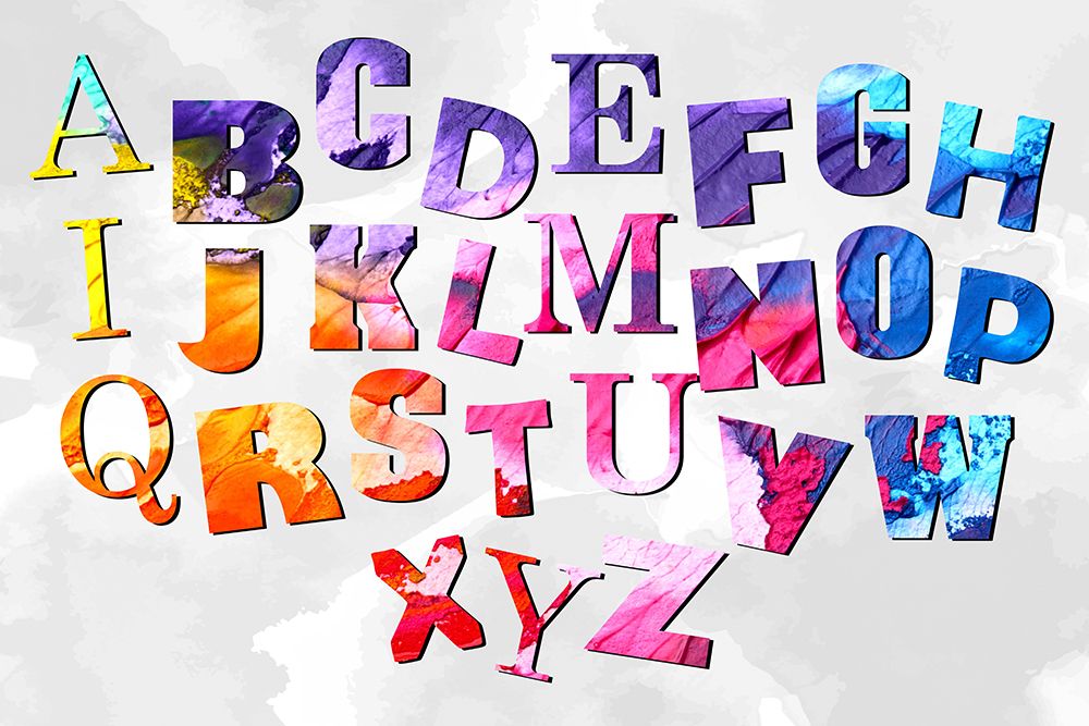 ABCs Watercolor art print by Ann Bailey for $57.95 CAD