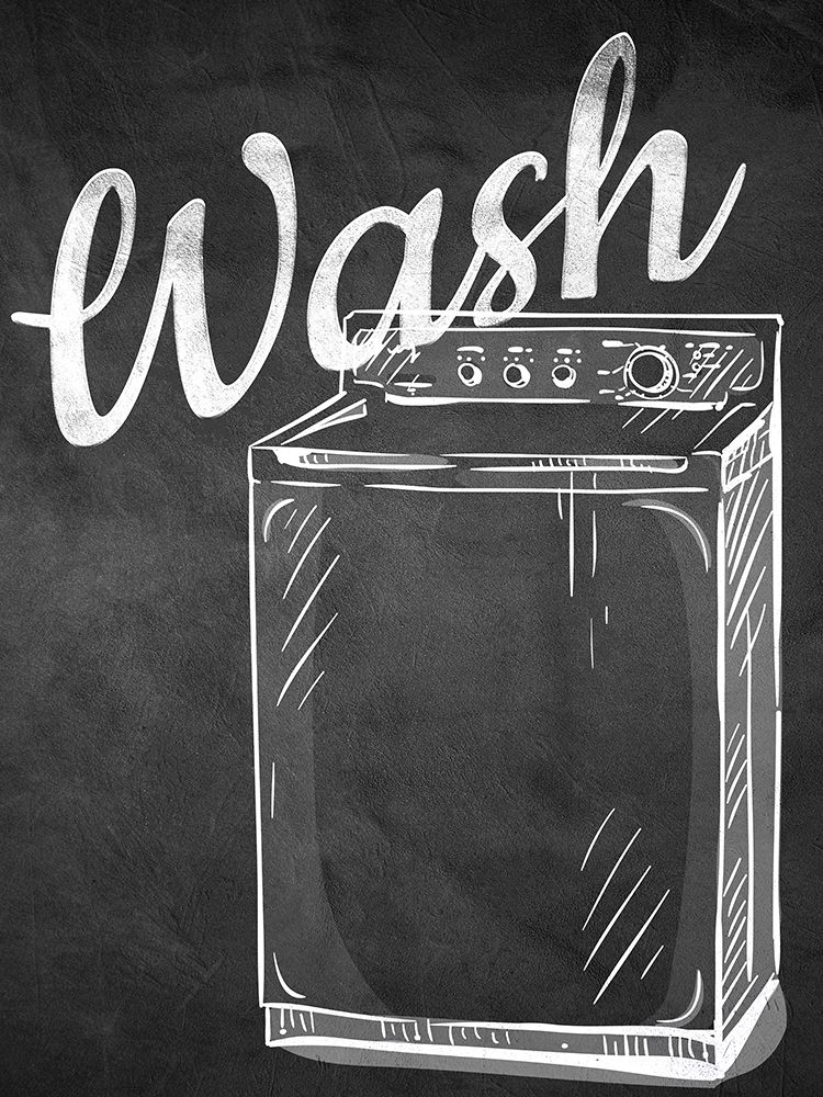 Laundry Chalkboard 1 art print by Ann Bailey for $57.95 CAD