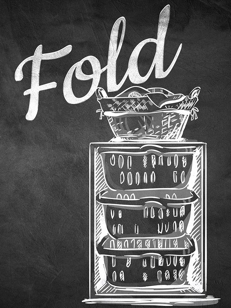 Laundry Chalkboard 3 art print by Ann Bailey for $57.95 CAD