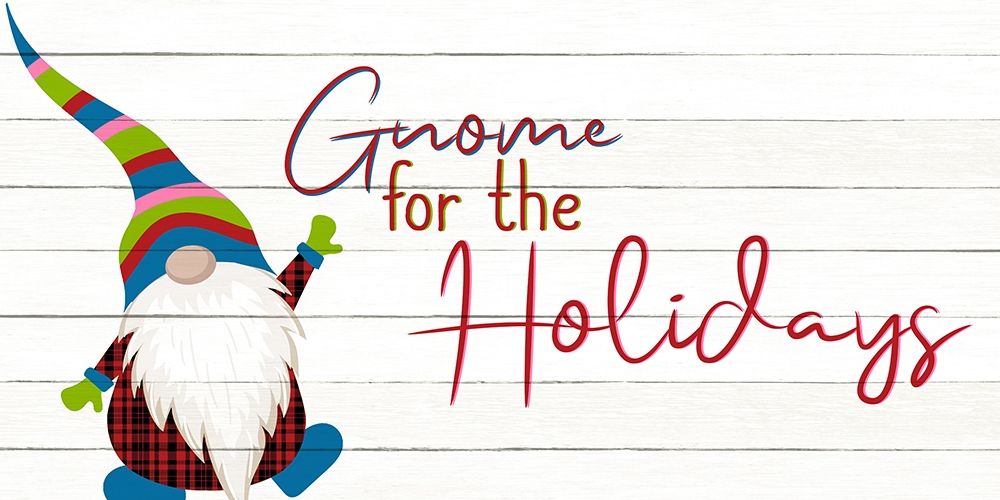 Gnome for the Holidays art print by Ann Bailey for $57.95 CAD
